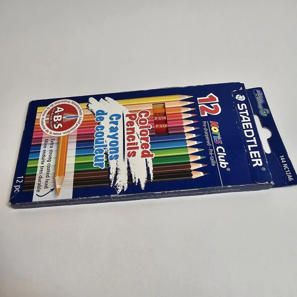 Staedtler Noris Club‎ Colored Pencils 12 Pack Pre Sharpened New